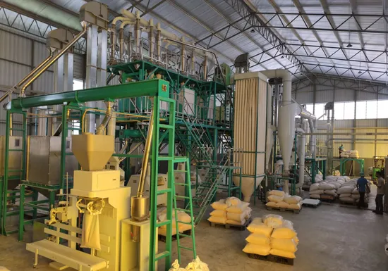 Оборудование для мельниц кукурузной муки и зерна мощностью 2 т/ч.